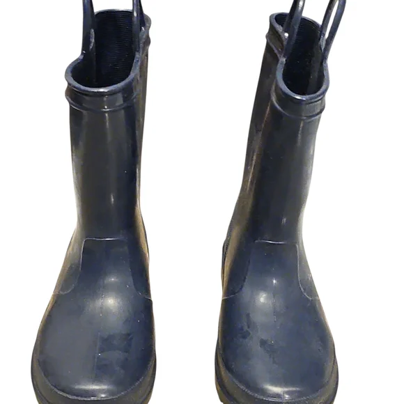 Capelli of New York Black Kids Rain Boots - Picture 2 of 5